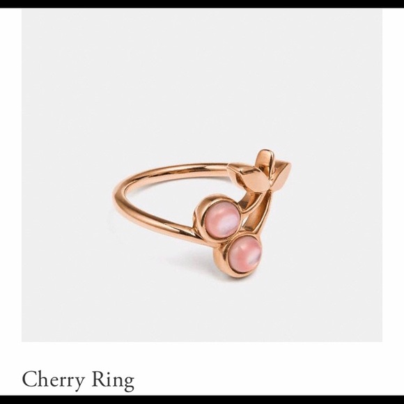Coach Jewelry - NWT Coach Cherry Ring